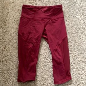 Lululemon Pace Rival High Rise Crop